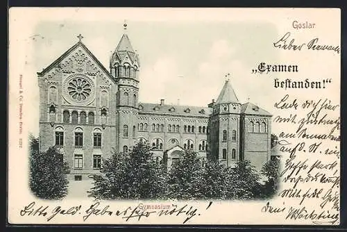 AK Goslar, Gymnasium durch Bäume