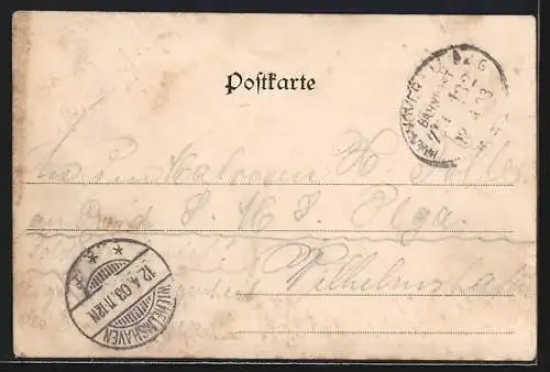 AK Goslar, Blick auf das Kaiserhaus