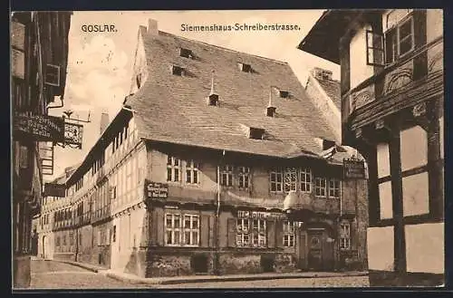 AK Goslar, Siemenshaus in der Schreiberstrasse