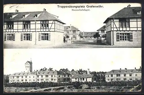 AK Grafenwöhr, Truppenübungsplatz, Mannschaftslager