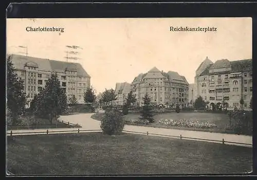 AK Berlin-Charlottenburg, Blick über den Reichskanzlerplatz