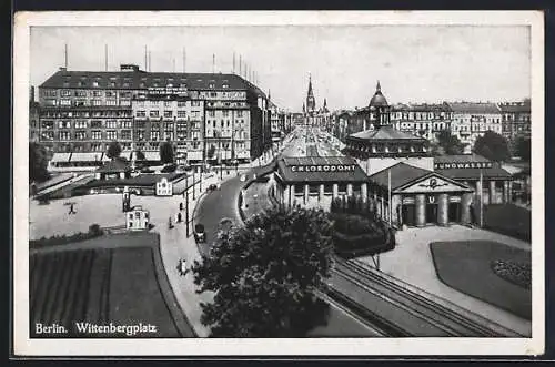 AK Berlin-Schöneberg, Partie am Wittenbergplatz