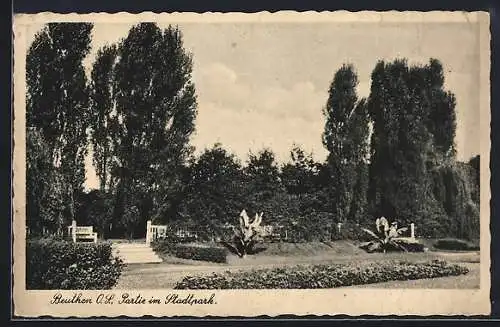 AK Beuthen, Partie im Stadtpark