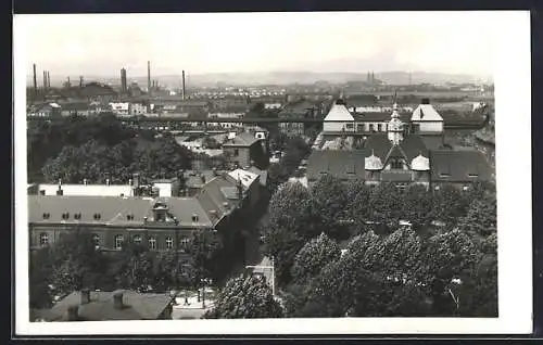 AK Mor. Ostrava-Vitkovice, Teilansicht mit Strassenpartie