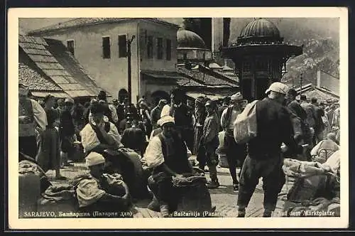 AK Sarajevo, Handel auf dem Marktplatz