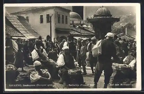 AK Sarajevo, Handel auf dem Marktplatz