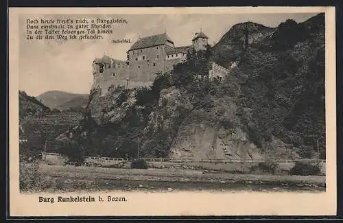 AK Bozen, Burg Runkelstein auf dem Berg