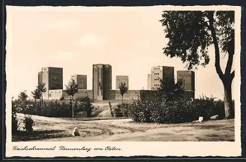 AK Tannenberg, Reichsdenkmal von Osten gesehen