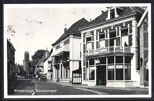 AK Winterswijk, Strassenpartie: Wooldstraat, Hotel de Klomp