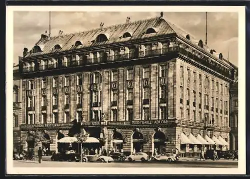 AK Berlin, Hotel Adlon Unter den Linden