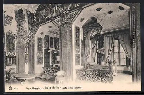 AK Isola Bella, Palazzo Borromeo dal Lago, Sala della Regina