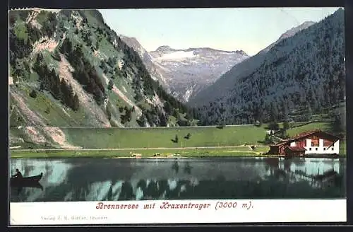 AK Brenner, Brennersee mit Blick auf den Kraxentrager