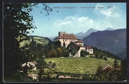 AK Ueberetsch bei Bozen, Schloss Freudenstein