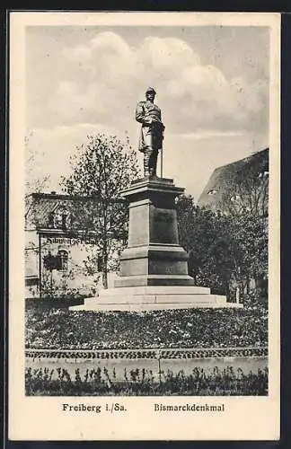 AK Freiberg / Sachsen, Bismarckdenkmal