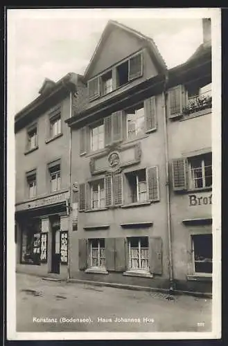 AK Konstanz /Bodensee, Haus Johannes Hus