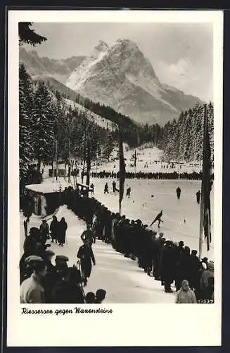 AK Riessersee gegen Waxensteine, Eisschnellauf