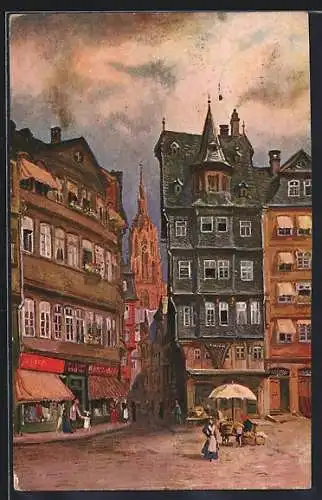 AK Alt-Frankfurt, Domblick am alten Markt