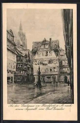 AK Alt-Frankfurt, An der Saalgasse