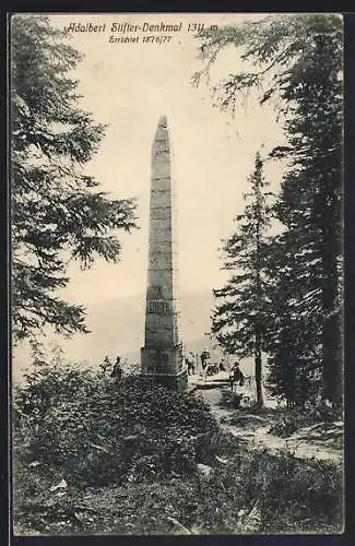 AK Plöckenstein, Adalbert Stifter-Denkmal