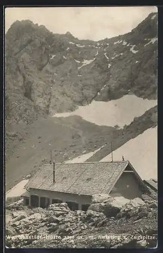 AK Neustädter Hütte, Aufstieg zur Zugspitze