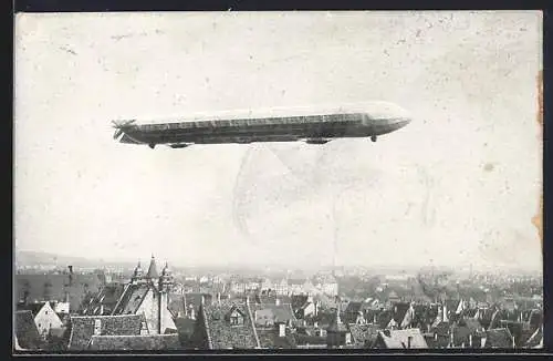 AK Nürnberg, Zeppelin über den Dächern