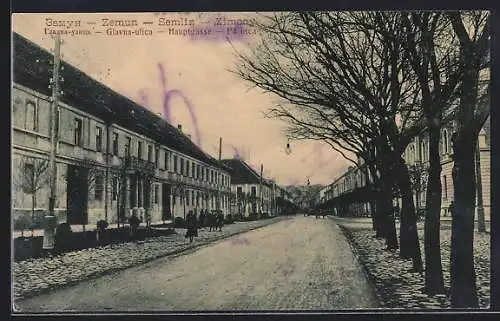 AK Semlin, Blick in die Hauptgasse