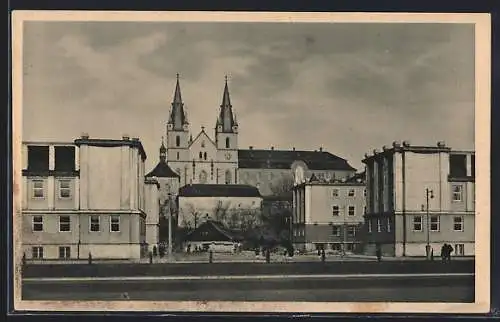 AK Prag / Praha, Das Emaus Kloster mit Kirche