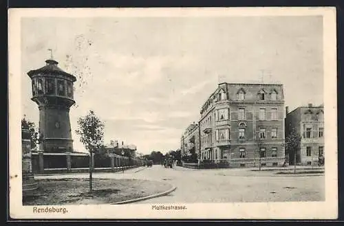 AK Rendsburg, Partie in der Moltkestrasse