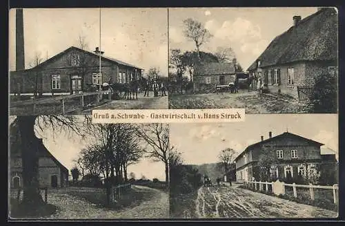 AK Schwabe / Jevenstedt, Gasthaus von Hans Struck