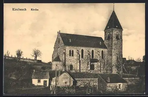 AK Kirchesch, Blick auf die Kirche