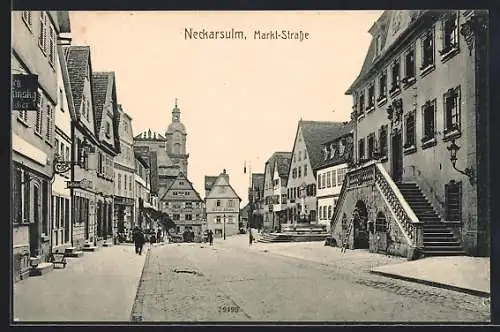 AK Neckarsulm, Blick in die Marktstrasse