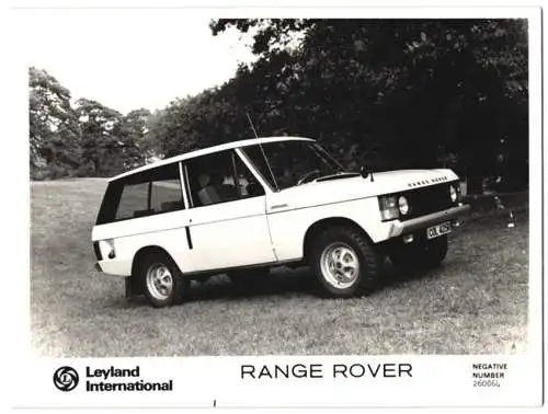 Fotografie Auto Range Rover, Werkfoto Leyland International