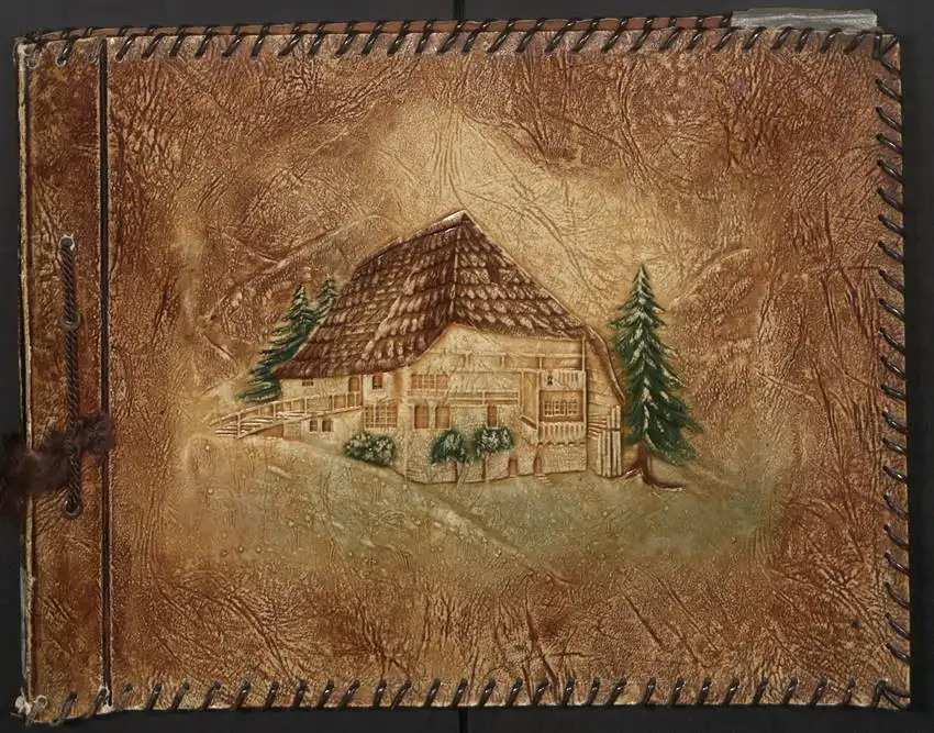 Fotoalbum mit 213 Fotografien, Ansicht Reutlingen, Zimmermann Firma Eggers, Bau Konsum Lagerhaus, Kirche in Hausen 37