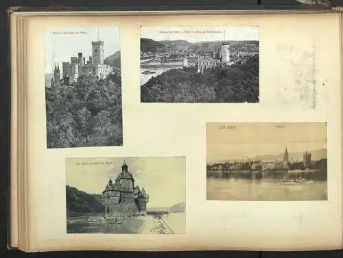 Fotoalbum 28 Fotografien und 192 Ansichtskarten, Kirchen in Trier, Köln, Bonn, Worms, Nürnberg, Lübeck, Fritzlar Bamberg