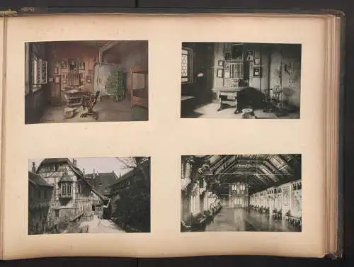 Fotoalbum 28 Fotografien und 192 Ansichtskarten, Kirchen in Trier, Köln, Bonn, Worms, Nürnberg, Lübeck, Fritzlar Bamberg