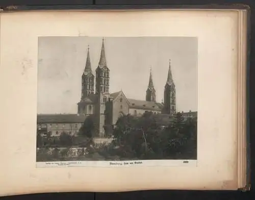 Fotoalbum 28 Fotografien und 192 Ansichtskarten, Kirchen in Trier, Köln, Bonn, Worms, Nürnberg, Lübeck, Fritzlar Bamberg