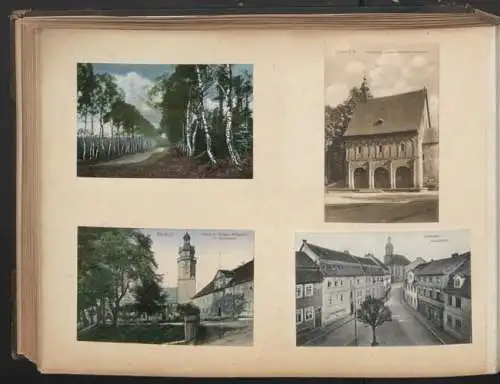 Fotoalbum 28 Fotografien und 192 Ansichtskarten, Kirchen in Trier, Köln, Bonn, Worms, Nürnberg, Lübeck, Fritzlar Bamberg