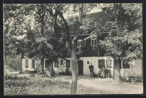 AK Nikolsdorf, Partie am Gasthaus