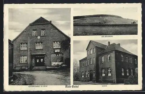 AK Klein-Berkel, Geschäftshaus Fr. Lücke, Bückeberg und Schule