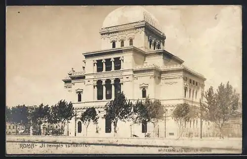 AK Roma, Tempio Israelitico, Ansicht der Synagoge