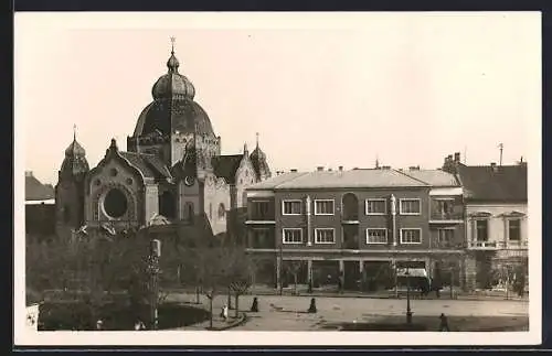 AK Subotica, Synagoge und Geschäfte