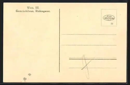 AK Wien, Gemeindehaus, Rüdengasse