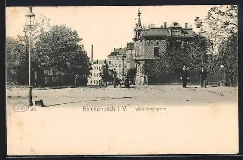 AK Reichenbach i. V., Wilhelmstrasse