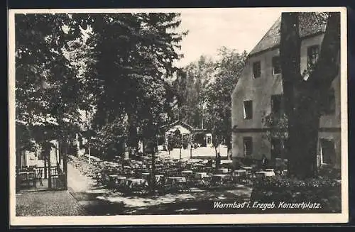 AK Warmbad i. Erzgeb., Konzertplatz