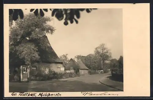 AK Hamburg-Flottbek, Milcherstrasse