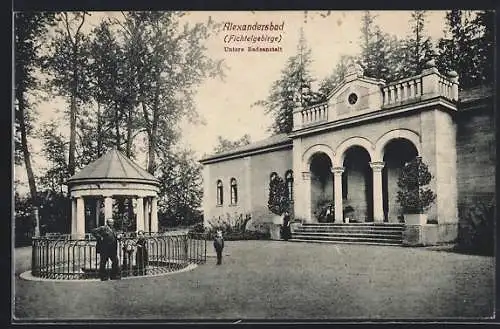 AK Alexandersbad, Untere Badeanstalt