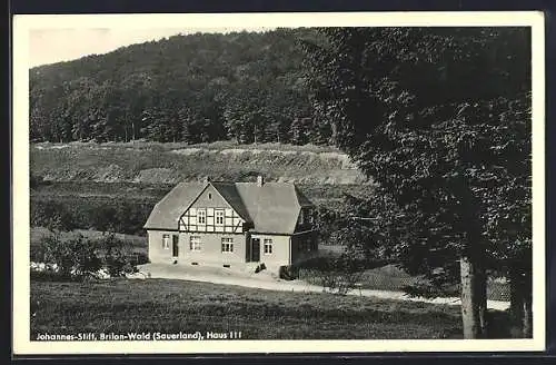 AK Brilon-Wald /Sauerland, Johannes-Stift, Haus III