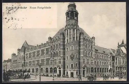 AK Essen a. d. Ruhr, Neues Postgebäude