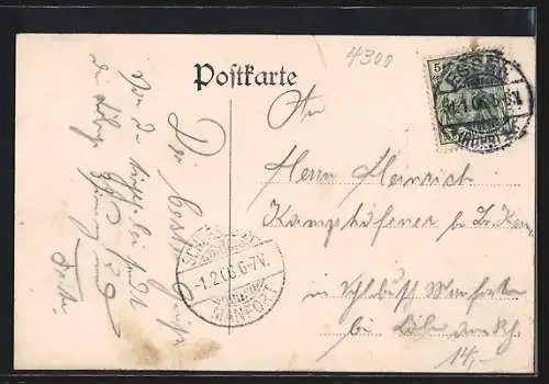 AK Essen a. d. Ruhr, Neues Postgebäude