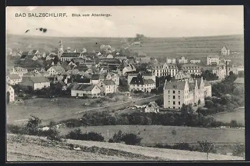 AK Bad Salzschlirf, Blick vom Altenberge